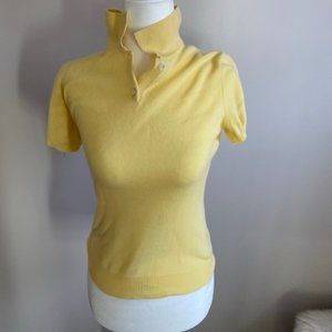 Ralph Lauren- Yellow- Cashmere- Polo